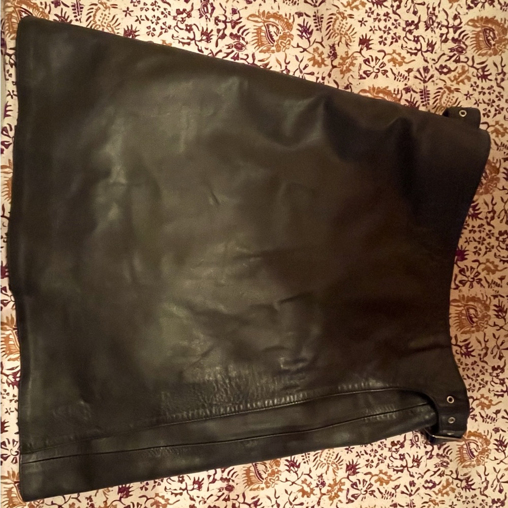 Black Leather skirt